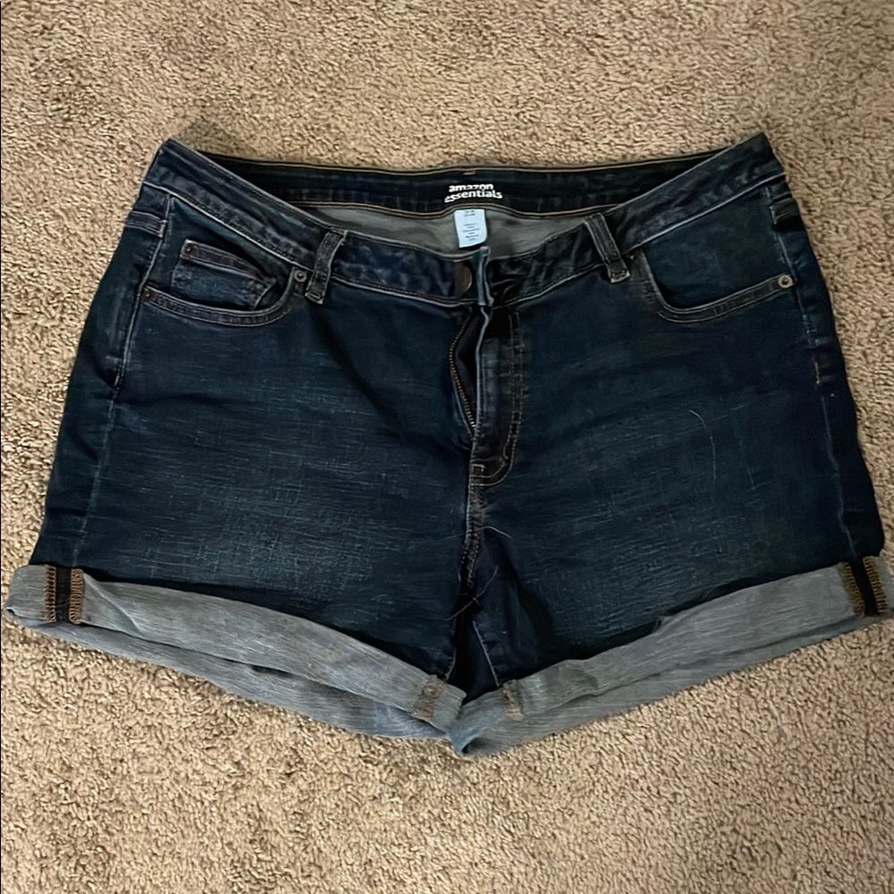 Amazon Essentials Blue Jean Shorts Classic Denim Style